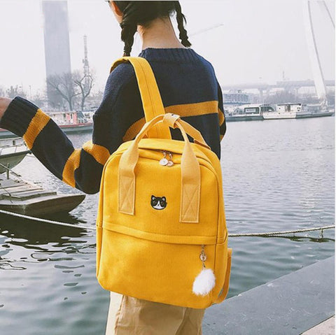 Contrast Color Backpack